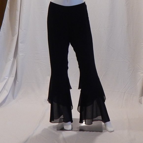 Cach'e size 4 DESIGNER CHIC BLACK PANTS - Picture 5 of 9